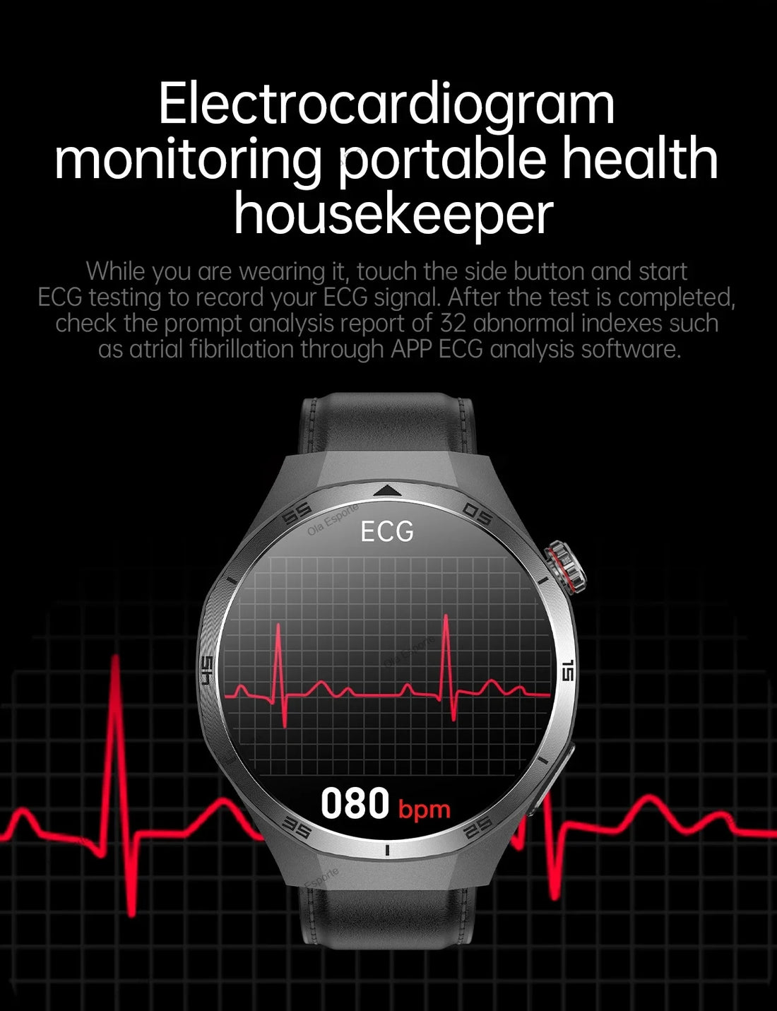 New GT5 Pro Smart Watch 1.6'' AMOLED HD Screen GPS Tracker Heart Rate