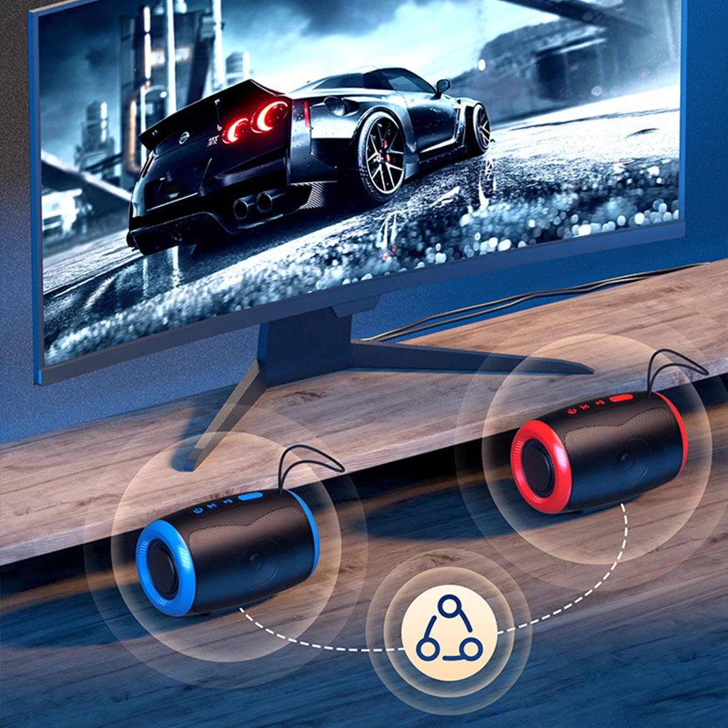 TSN1 Wireless Bluetooth Speakers with 5.3 Stereo Portable Speaker