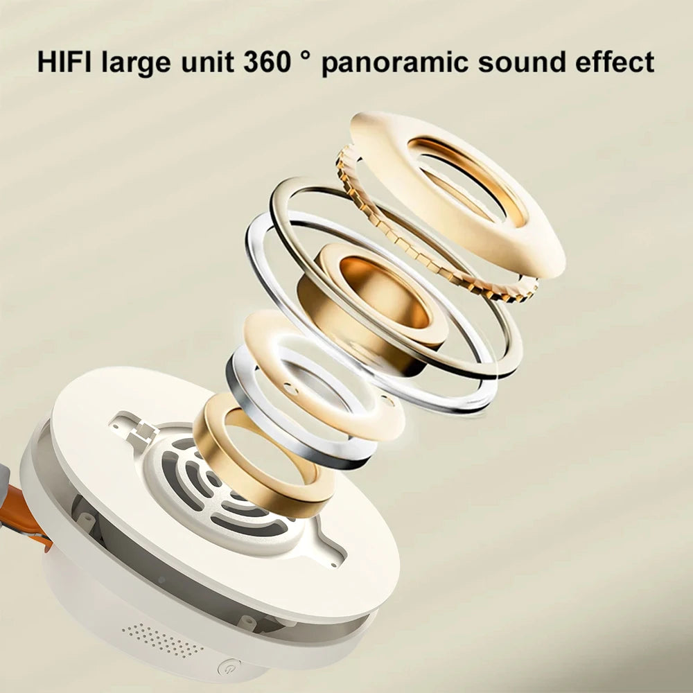 ANC Noise Cancelling Bluetooth 5.4 Over-Ear Headphones, 40mm Driver