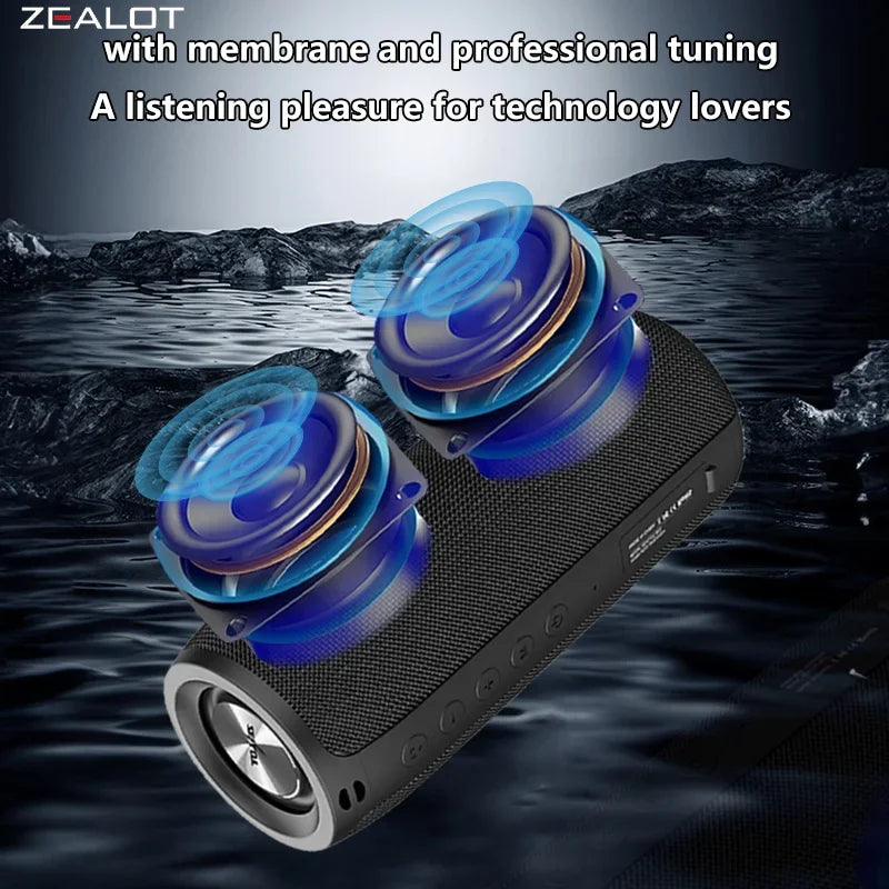 Portable Speaker S51 20W Power 1800mAh Battery 10 Hours Playtime