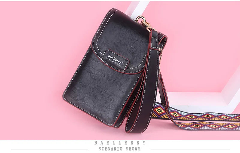 Korean edition phone bag New Baellerry fashion phone bag Buckle Crossbody