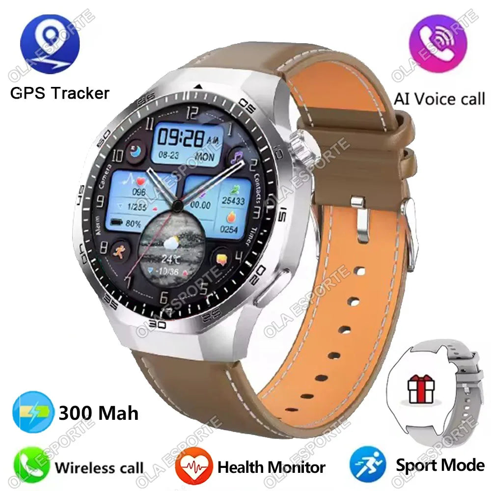 New GT5 Pro Smart Watch 1.6'' AMOLED HD Screen GPS Tracker Heart Rate