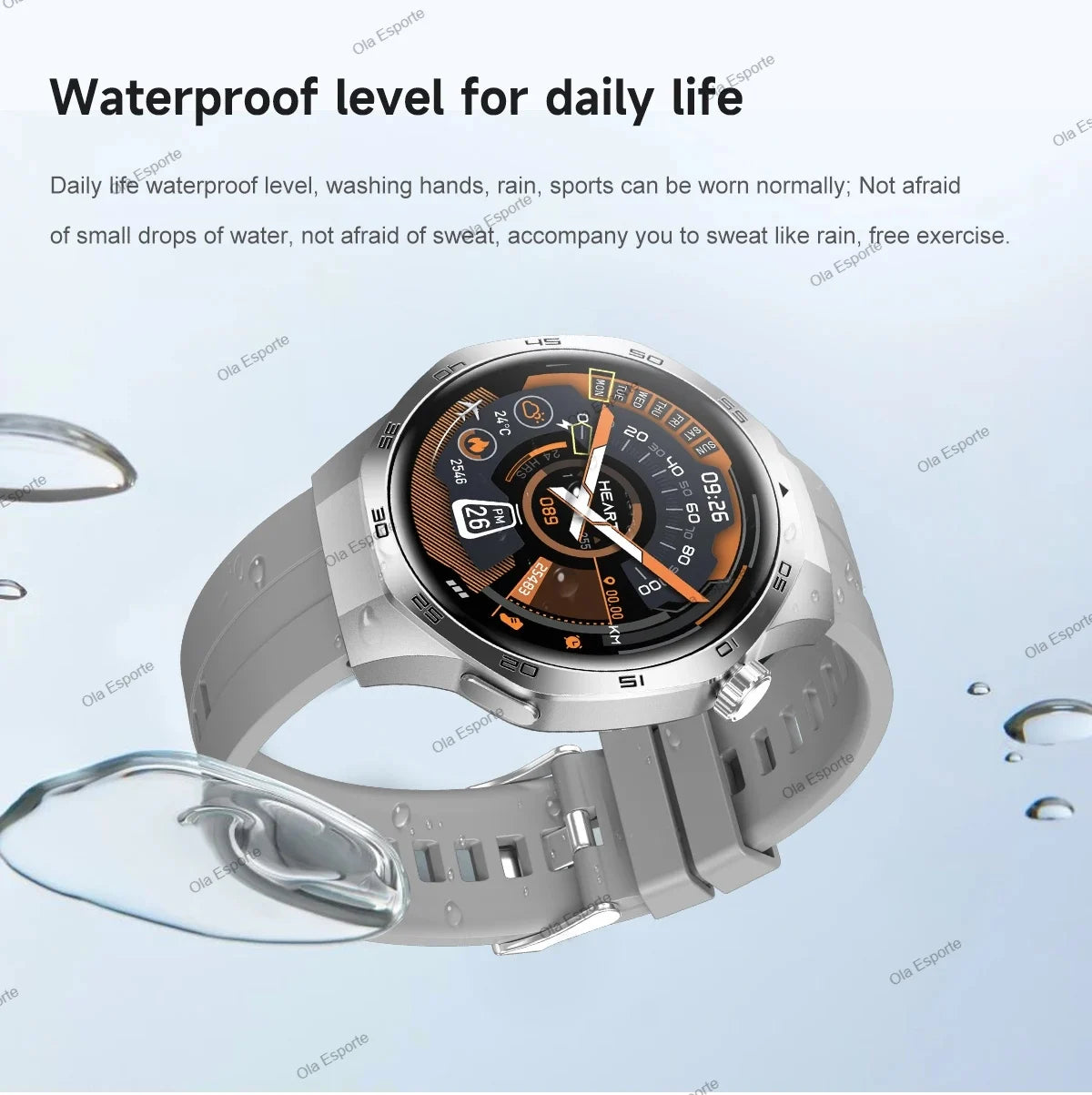 New GT5 Pro Smart Watch 1.6'' AMOLED HD Screen GPS Tracker Heart Rate