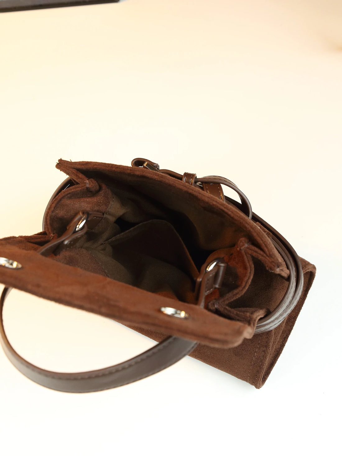 Autumn and winter fashion suede strap design shoulder crossbody small