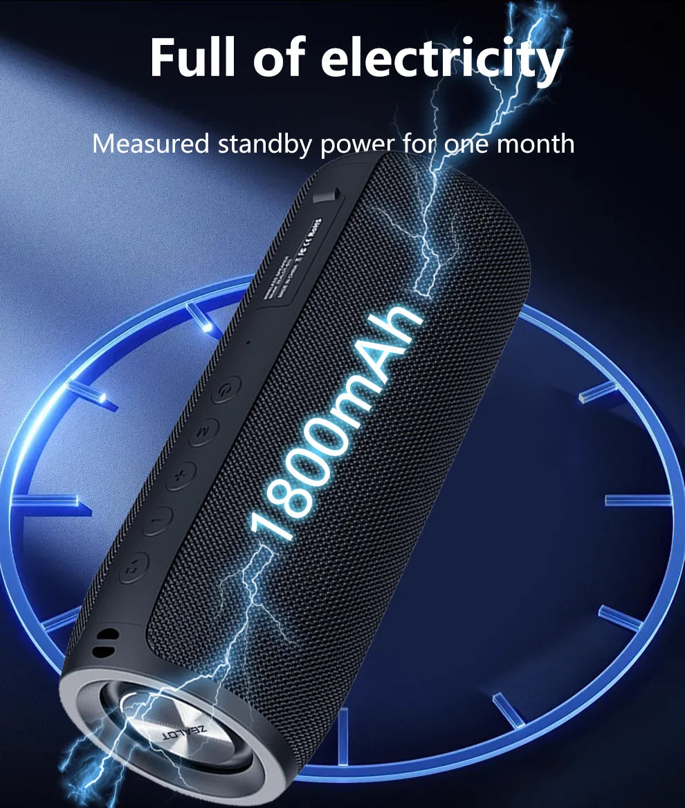 Portable Speaker S51 20W Power 1800mAh Battery 10 Hours Playtime