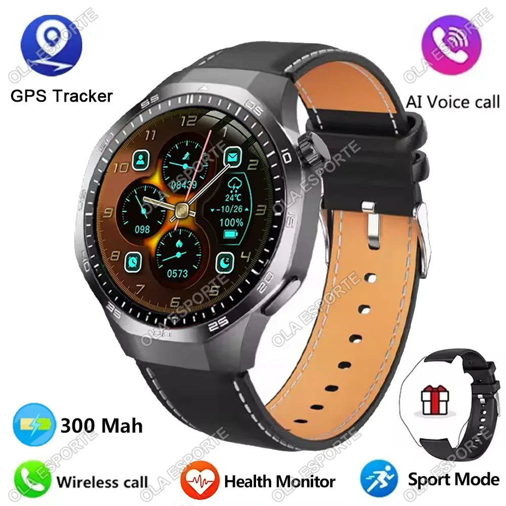 New GT5 Pro Smart Watch 1.6'' AMOLED HD Screen GPS Tracker Heart Rate