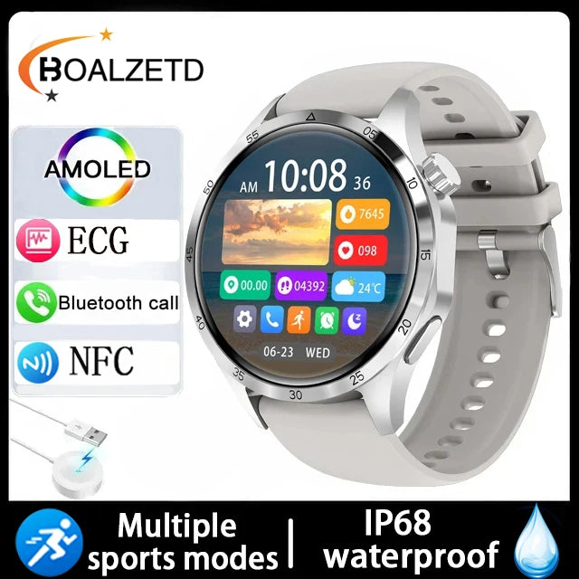 New Men Watch 4 Pro 1.43 inch 360*360 AMOLED HD Screen Bluetooth