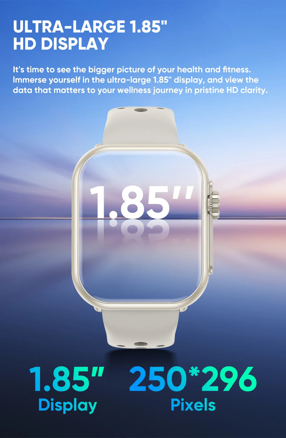 New 1000mAh Battery AMOLED Smart Watch Ultra K62 Men Women