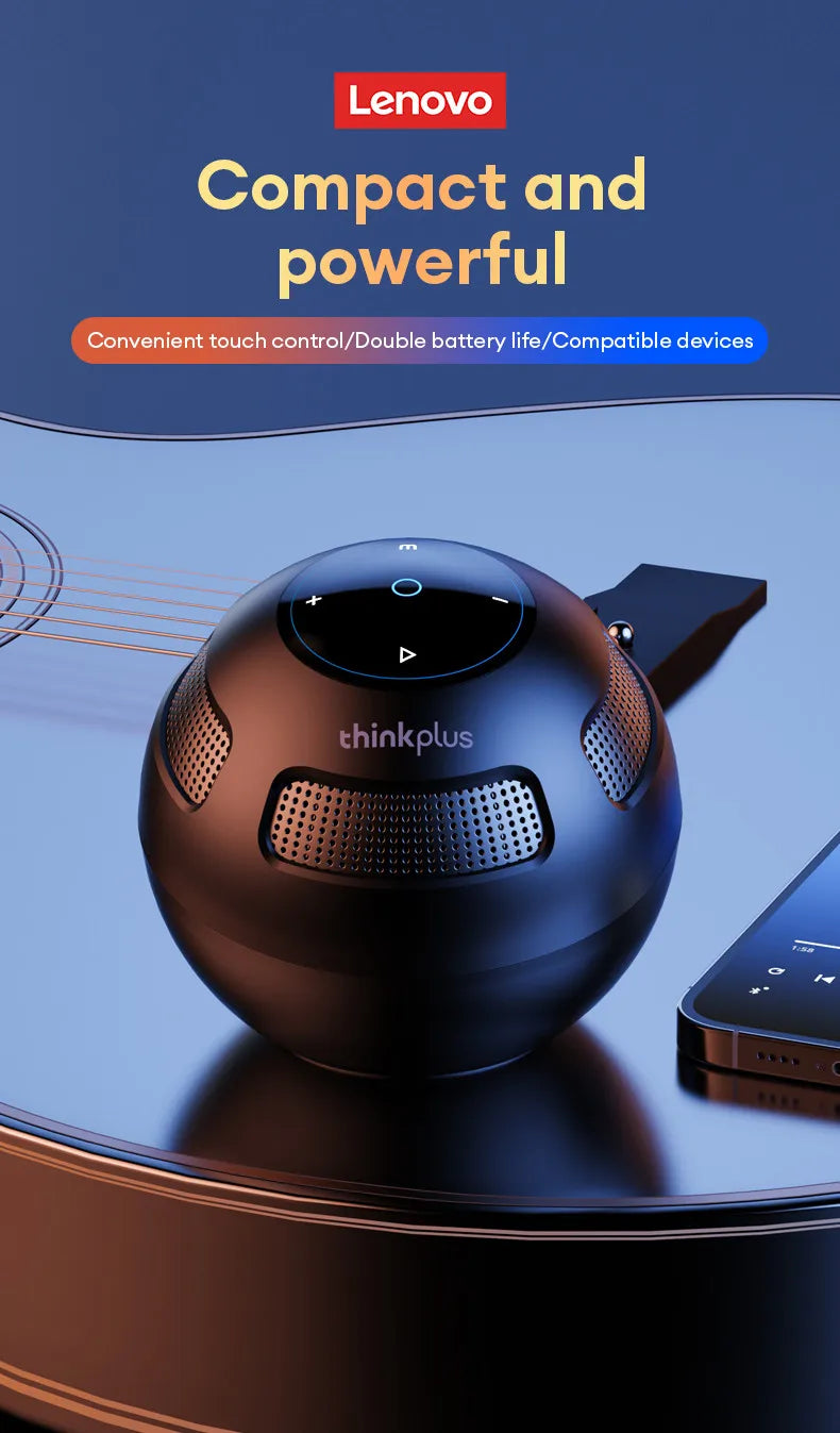 Ship From US Lenovo Bluetooth Speaker Portable Outdoor Long Endurance