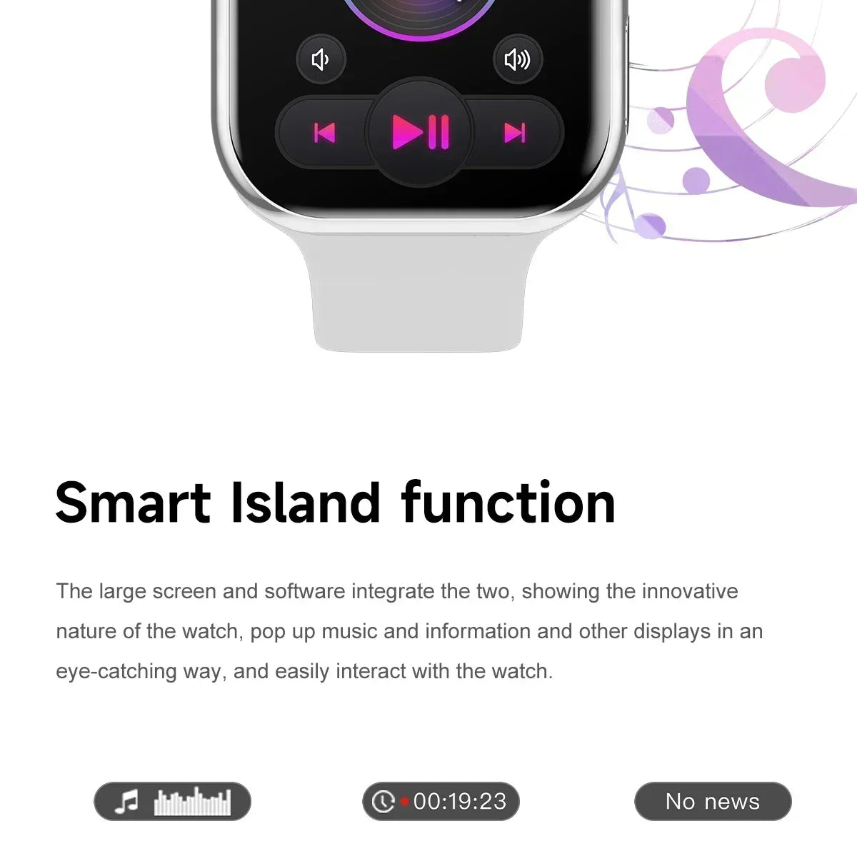 DT x New For Apple GPS Watch 10 Smart Watch Men HD AMOLED Memory Music