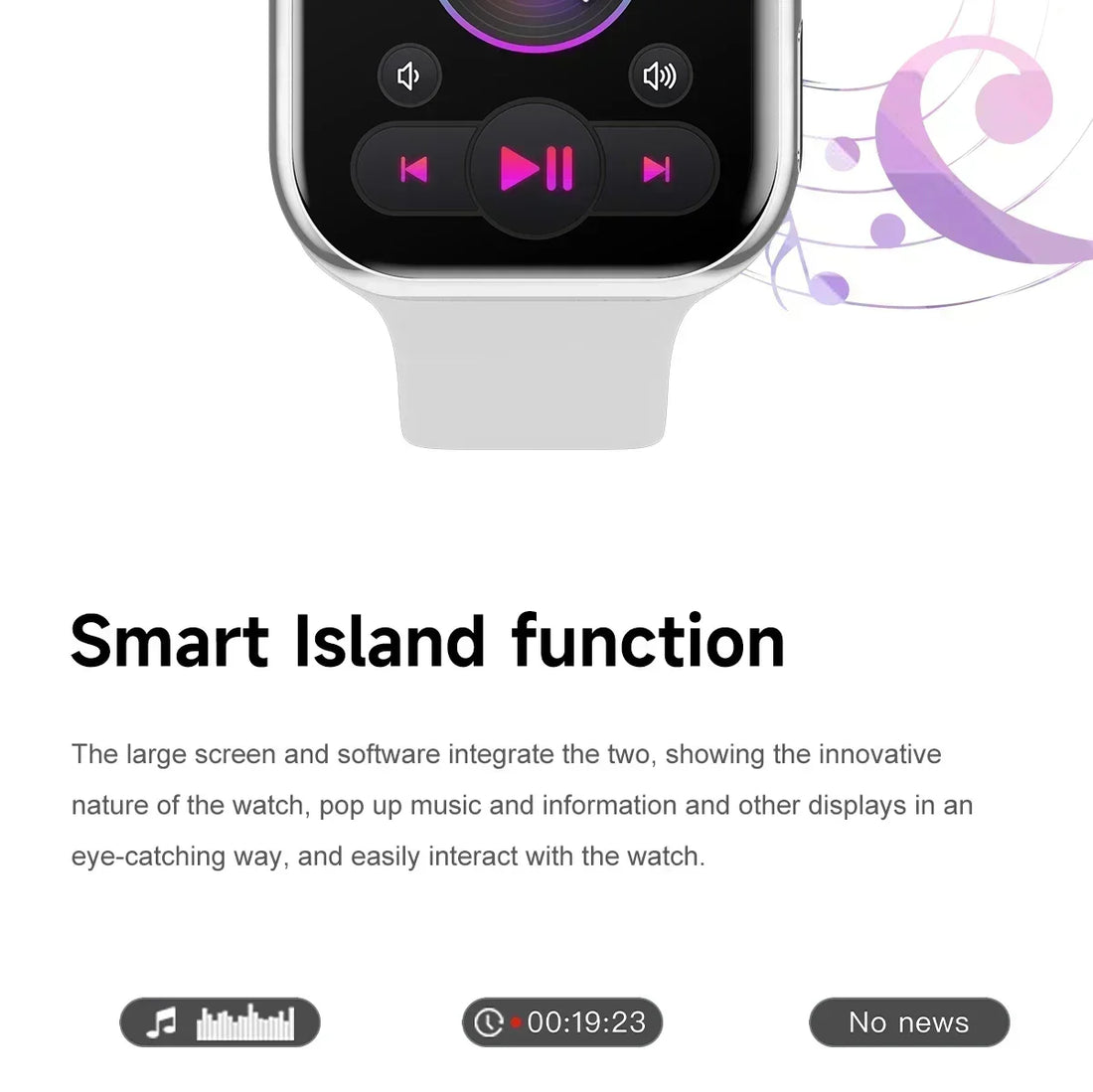 DT x New For Apple GPS Watch 10 Smart Watch Men HD AMOLED Memory Music