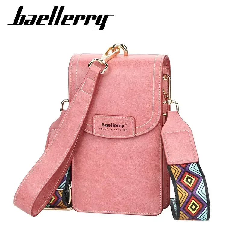 Korean edition phone bag New Baellerry fashion phone bag Buckle Crossbody