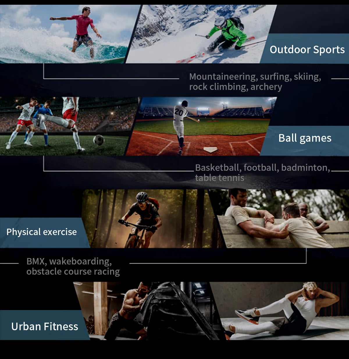 LIGE Outdoor Sports Smart Watch Men HD Screen 1100mAh Large Battery