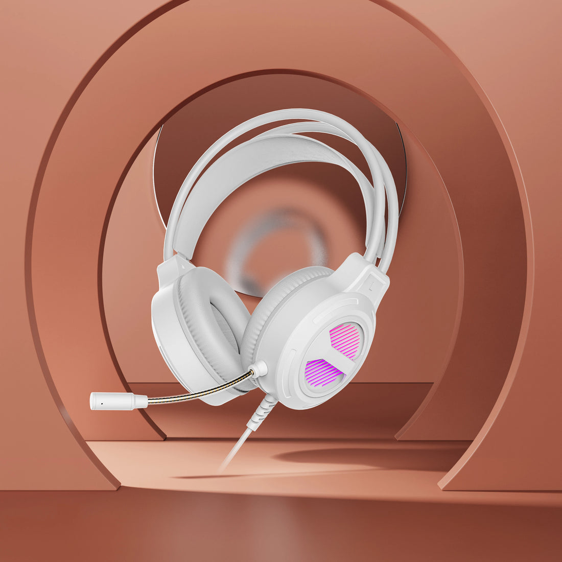 SW-G10 Gaming Headphones Wired RGB lighting USB Gaming Headphones