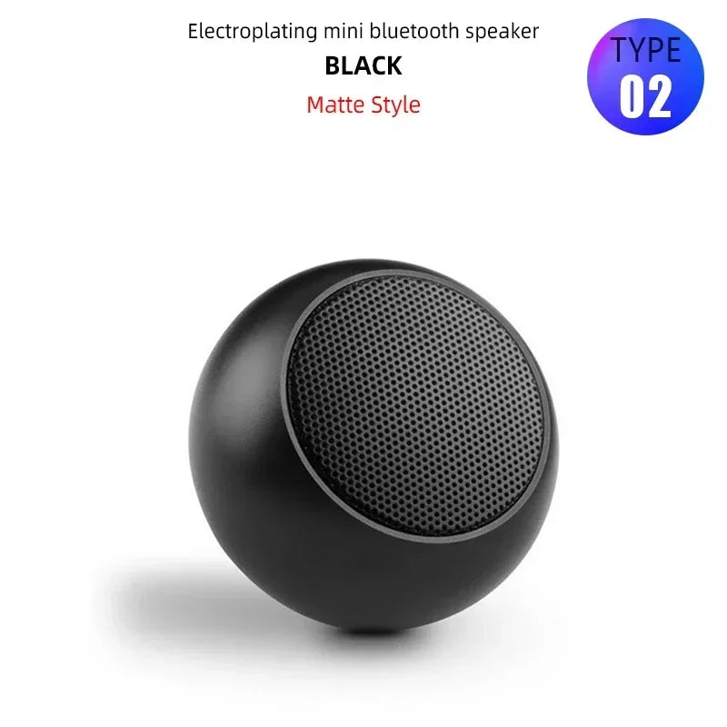 Wireless Bluetooth 5.3 Speaker Portable TWS Small Steel Gun Metal Heavy