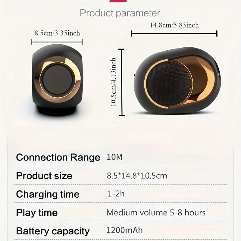 Portable Wireless Speaker Bluetooth Waterproof Speaker TWS Stereo Speaker