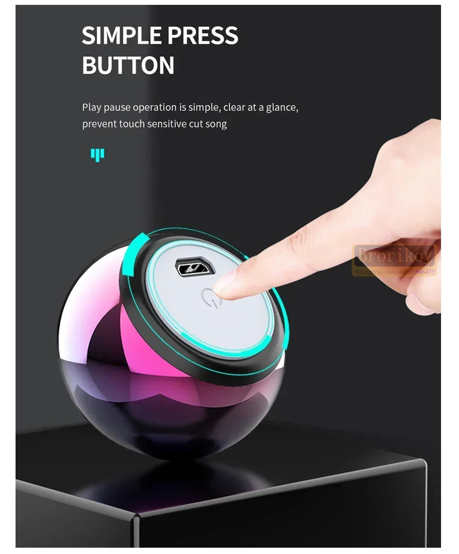 Wireless Bluetooth 5.3 Speaker Portable TWS Small Steel Gun Metal Heavy