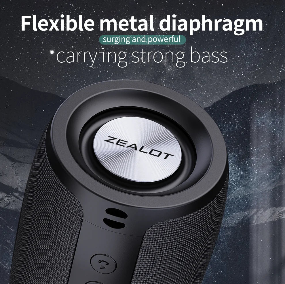 Portable Speaker S51 20W Power 1800mAh Battery 10 Hours Playtime