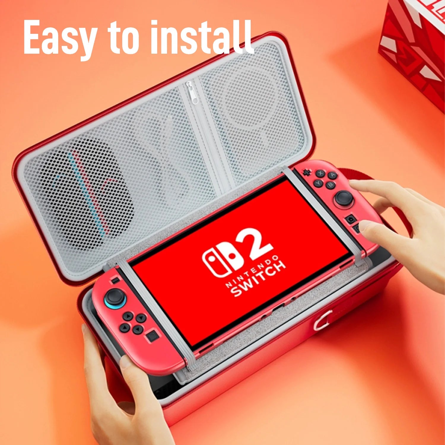 All in One for Switch 2 Large Storage Case Mario Accessories Hard