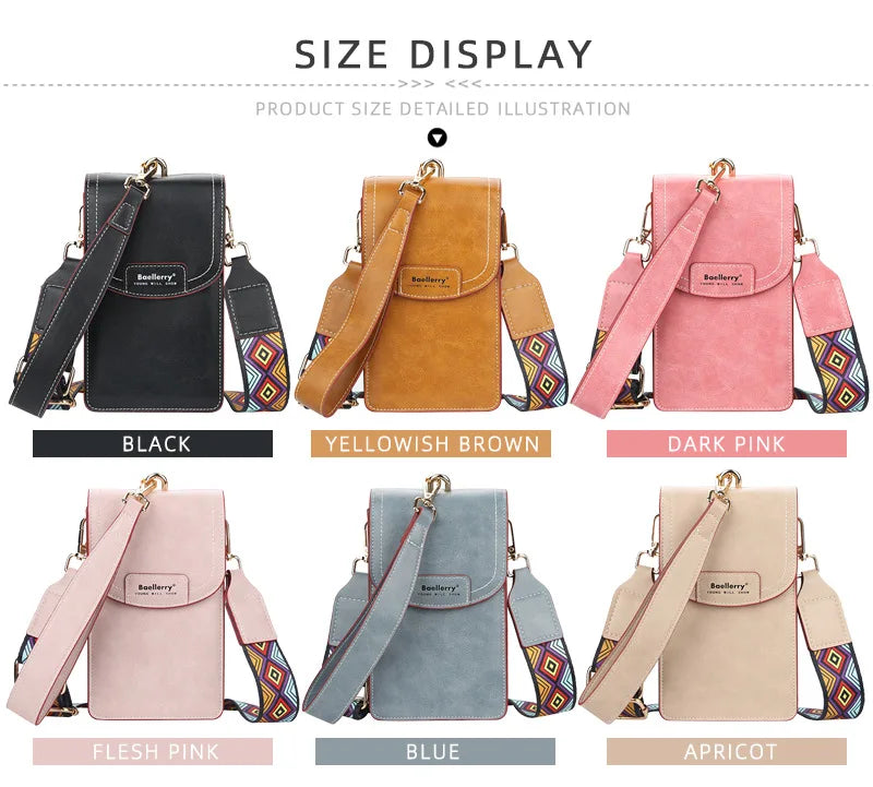 Korean edition phone bag New Baellerry fashion phone bag Buckle Crossbody