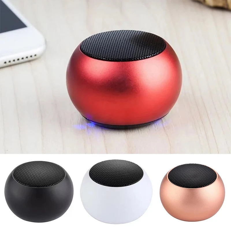 Bluetooth Wireless  5.3 Speaker Portable TWS Small Steel Gun Metal Heavy