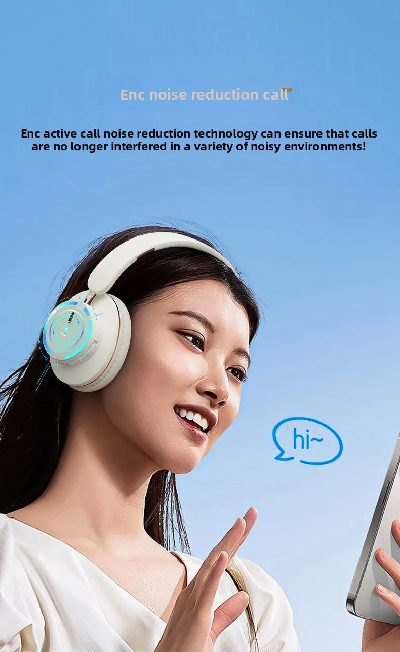 New H9 ANC Wireless Headsets Active Noise Cancellation Headphone