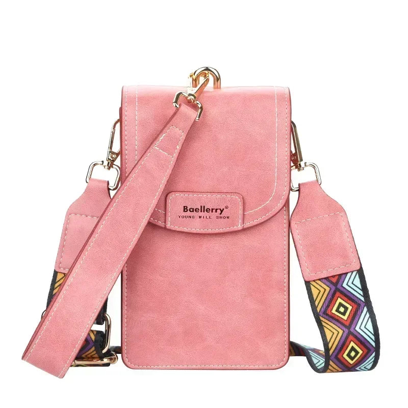 Korean edition phone bag New Baellerry fashion phone bag Buckle Crossbody