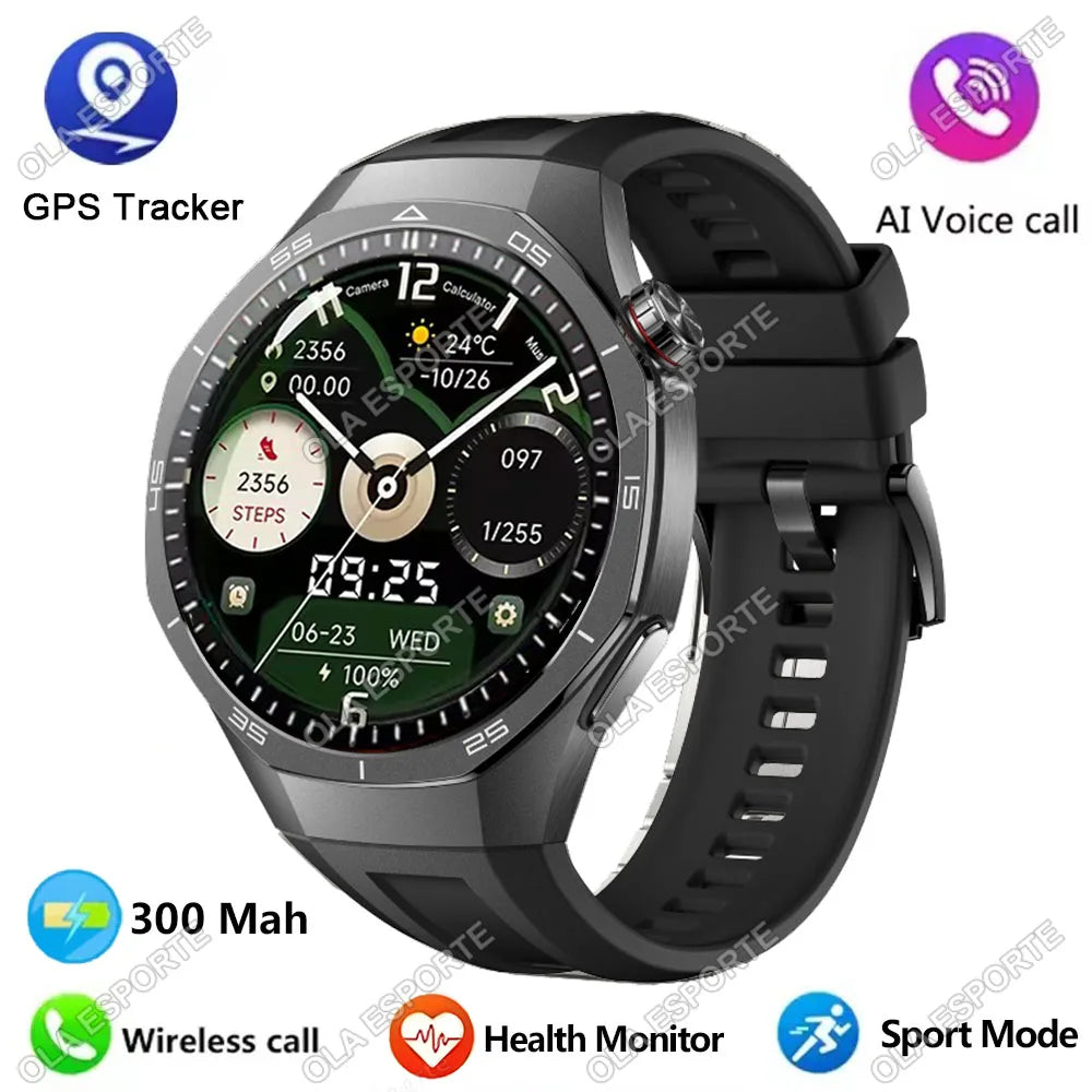 New GT5 Pro Smart Watch 1.6'' AMOLED HD Screen GPS Tracker Heart Rate