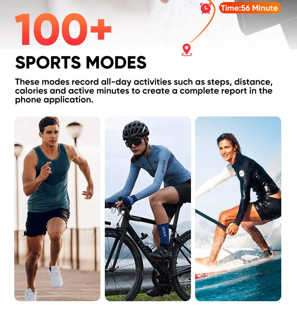 New 1000mAh Battery AMOLED Smart Watch Ultra K62 Men Women