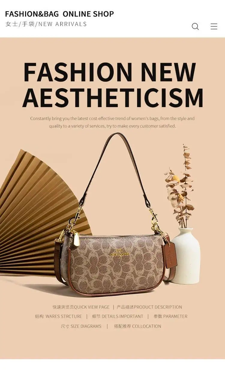 Elegant Women's Underarm Bag Hot Popular Ladies Shoulder Bag