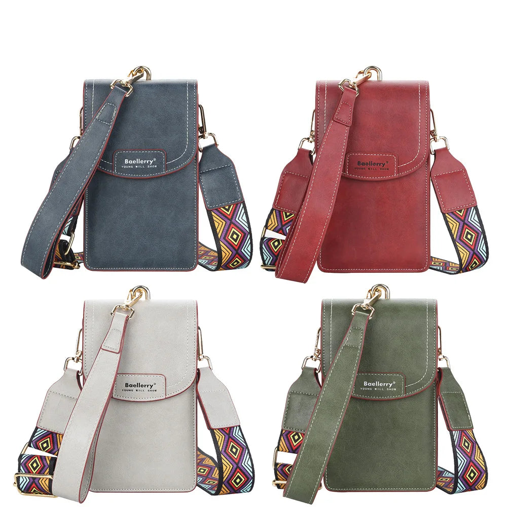 Korean edition phone bag New Baellerry fashion phone bag Buckle Crossbody