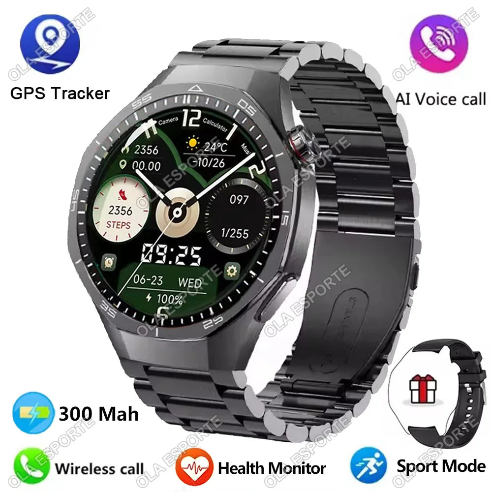 New GT5 Pro Smart Watch 1.6'' AMOLED HD Screen GPS Tracker Heart Rate