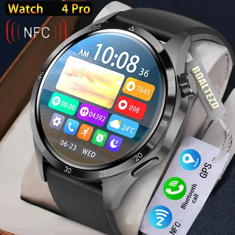 New Men Watch 4 Pro 1.43 inch 360*360 AMOLED HD Screen Bluetooth