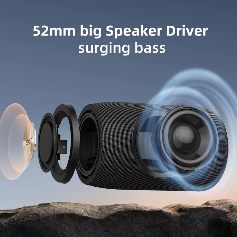 Zealot_S32 Mini Portable Speaker with TWS, Bluetooth 5.3, Balanced Bass
