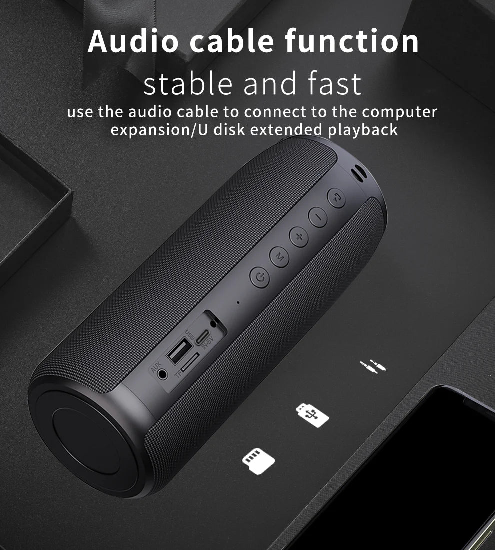 Portable Speaker S51 20W Power 1800mAh Battery 10 Hours Playtime