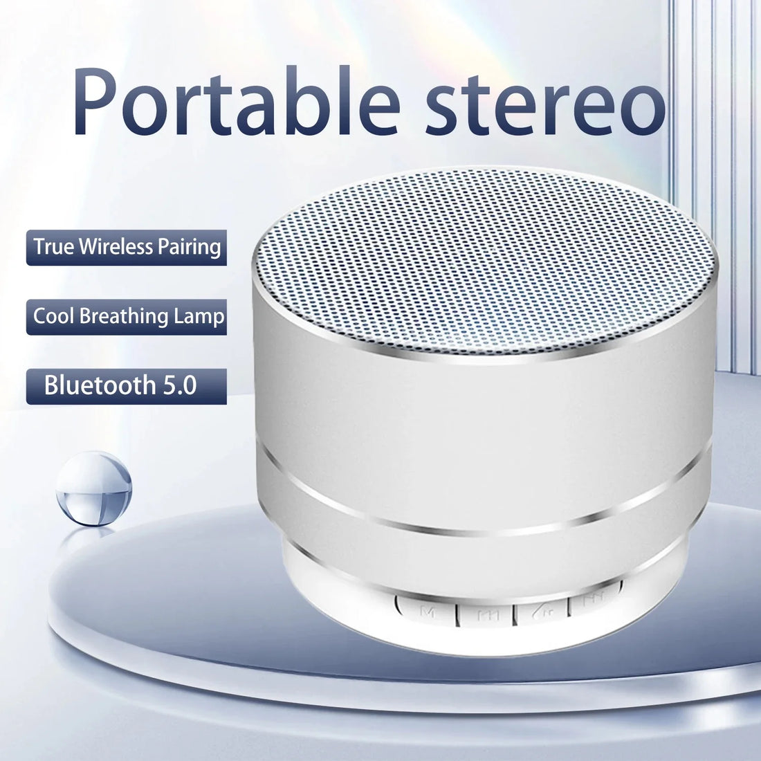 Portable A10 Wireless Bluetooth Mini Speaker Small Steel Cannon Subwoofer