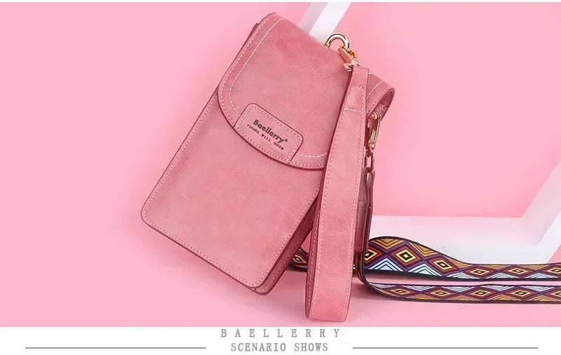 Korean edition phone bag New Baellerry fashion phone bag Buckle Crossbody