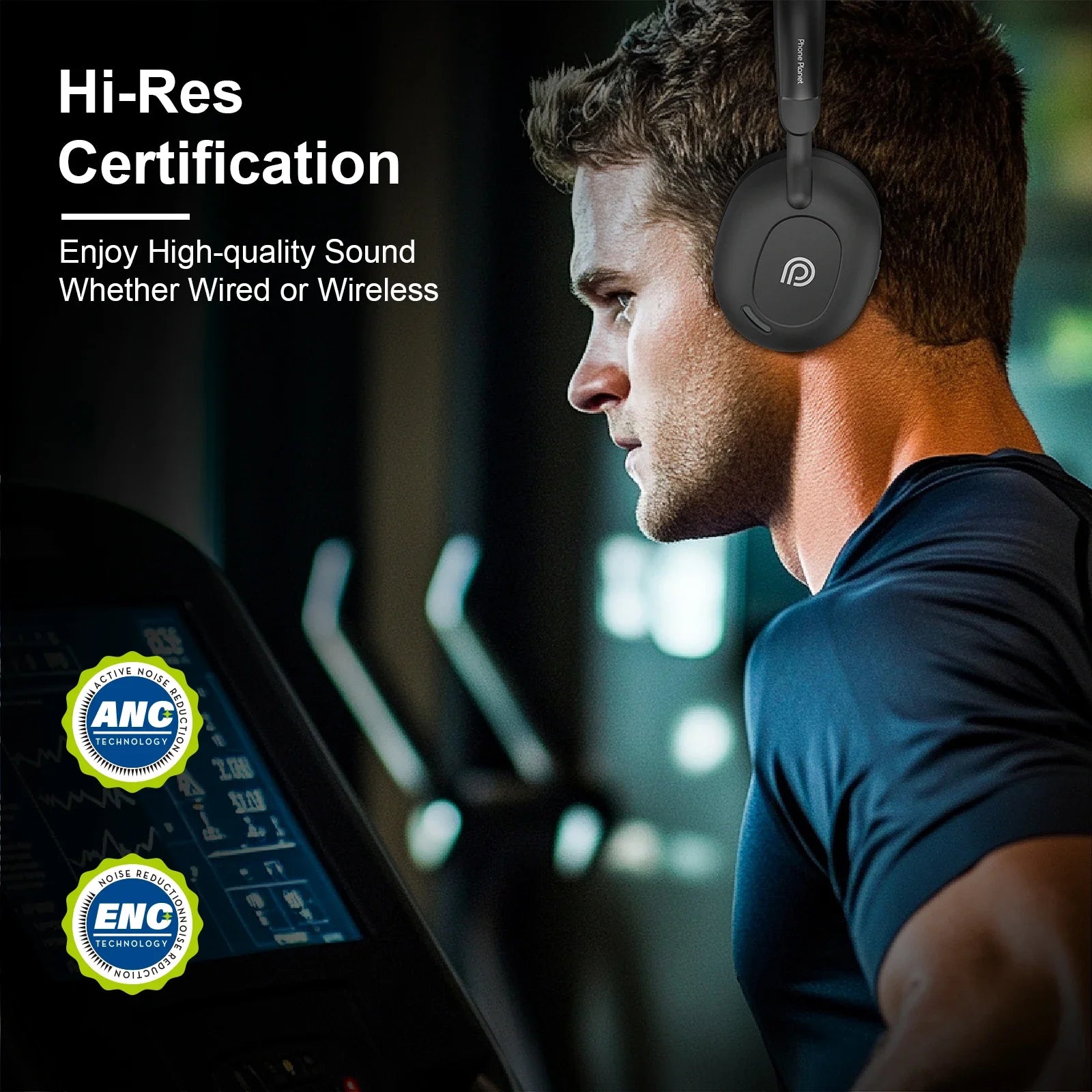 Wireless Headphones Over-ear Headphone ANC Noise Canceling