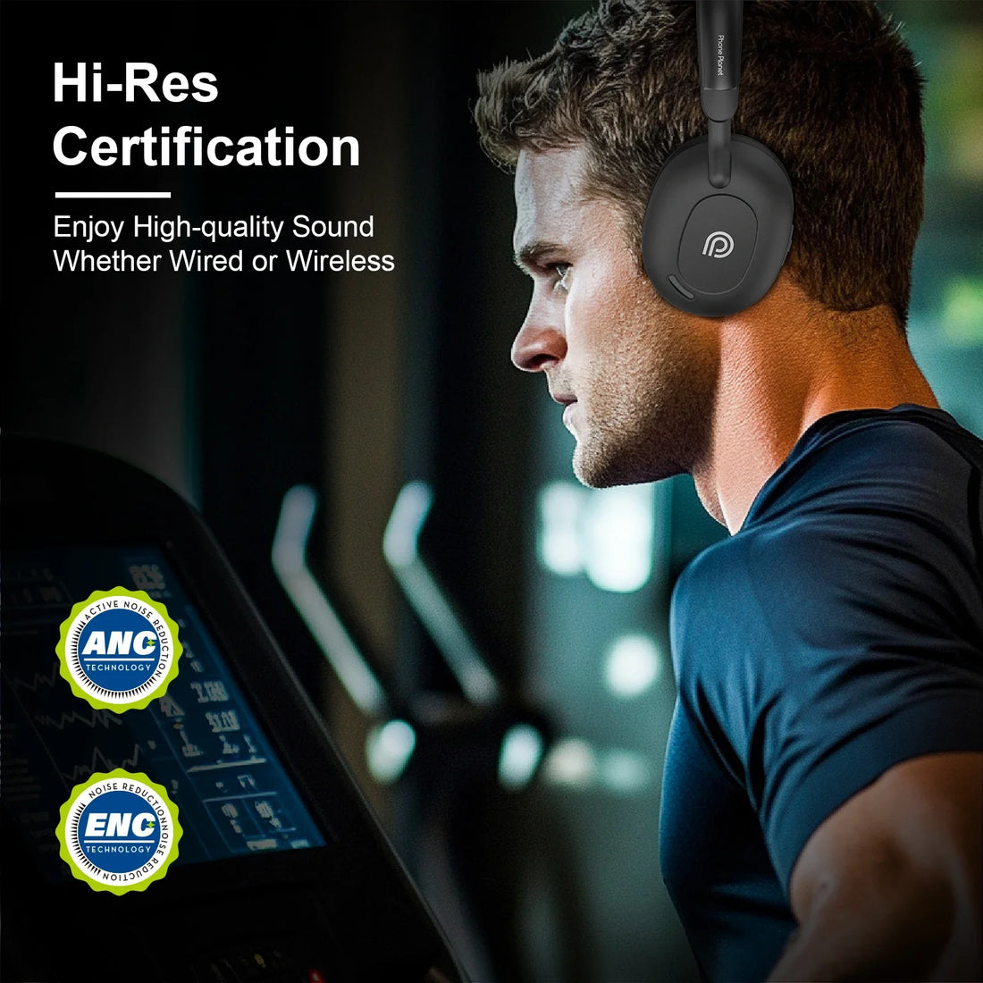 Wireless Headphones Over-ear Headphone ANC Noise Canceling