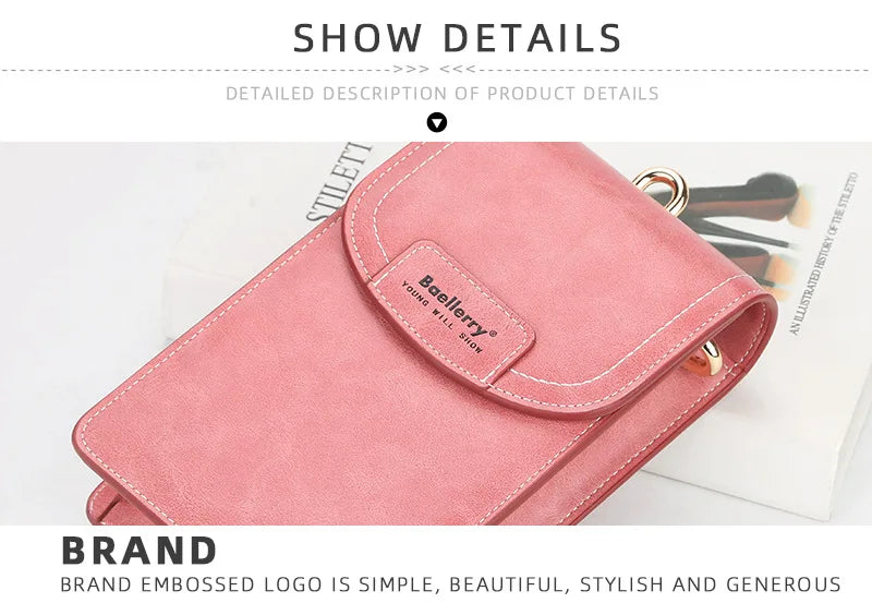 Korean edition phone bag New Baellerry fashion phone bag Buckle Crossbody