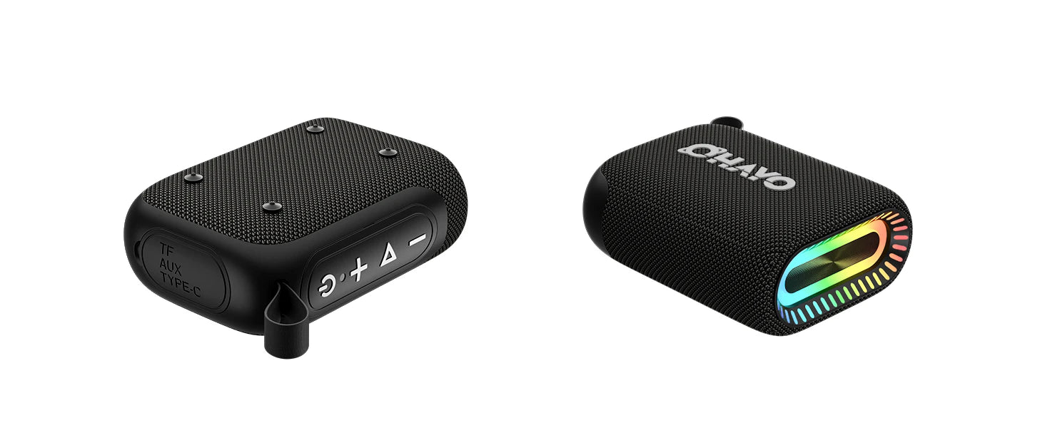 OHAYO Bluetooth Speaker Small Music Box Bluetooth 5.3 with RGB Light