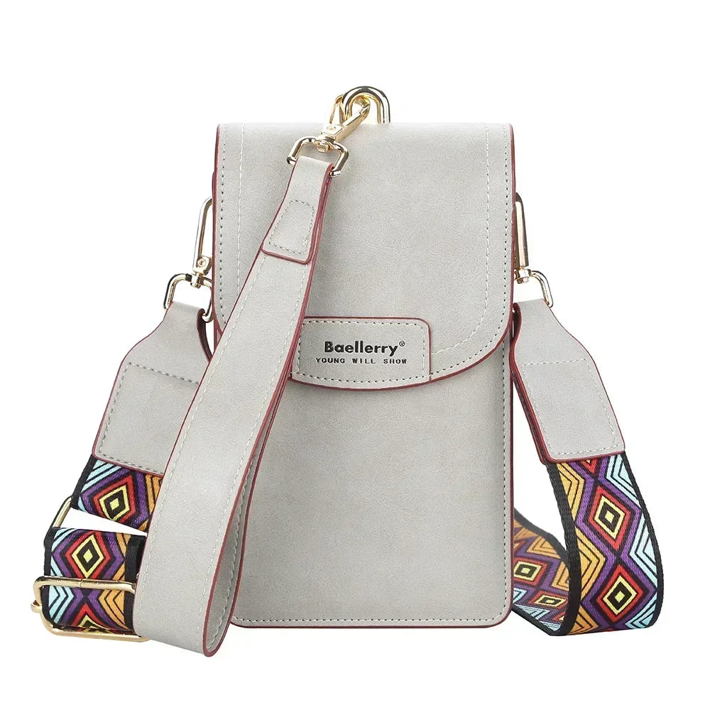 Korean edition phone bag New Baellerry fashion phone bag Buckle Crossbody