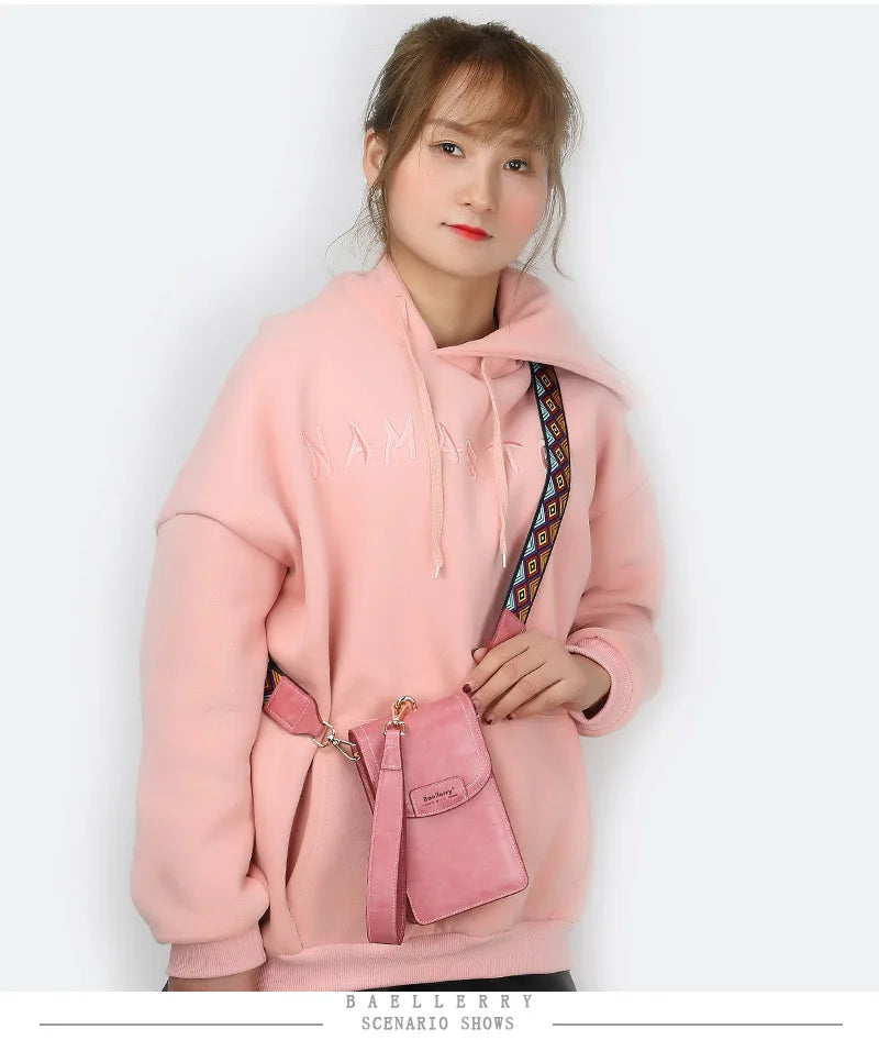 Korean edition phone bag New Baellerry fashion phone bag Buckle Crossbody