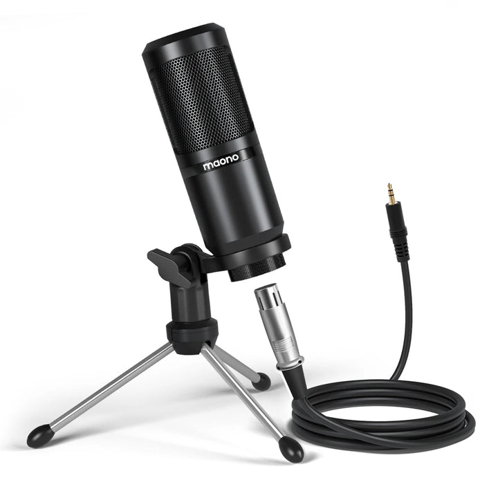 Maono PM360TR Condenser Microphone Podcast Microphone 3.5mm Mic