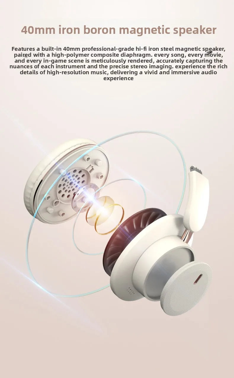 New H9 ANC Wireless Headsets Active Noise Cancellation Headphone