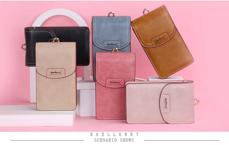 Korean edition phone bag New Baellerry fashion phone bag Buckle Crossbody