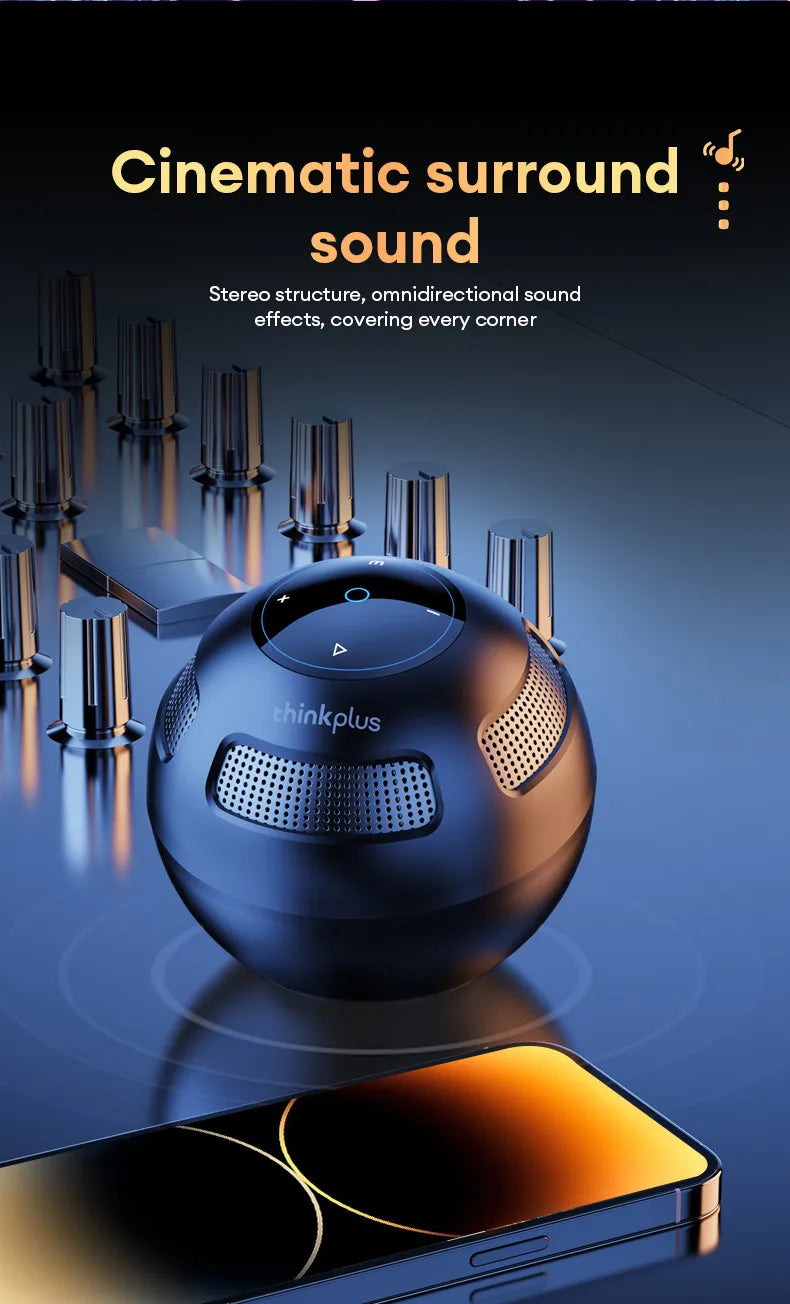 Ship From US Lenovo Bluetooth Speaker Portable Outdoor Long Endurance