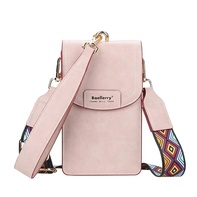 Korean edition phone bag New Baellerry fashion phone bag Buckle Crossbody