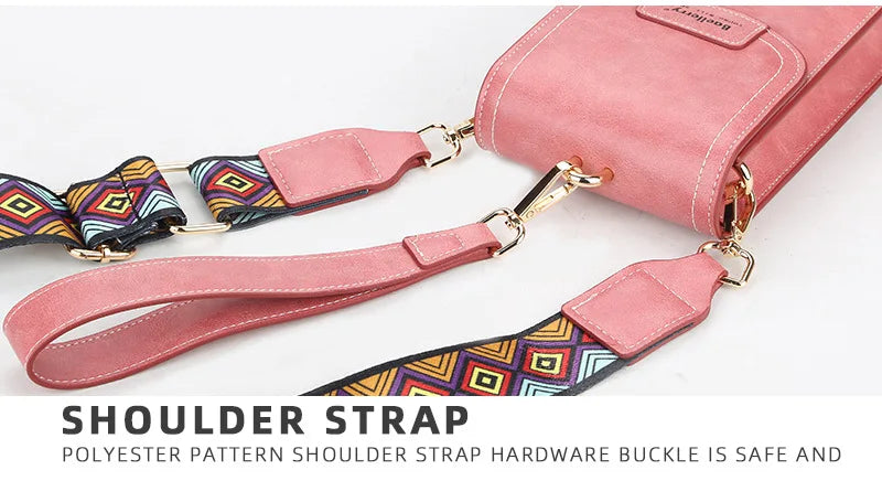 Korean edition phone bag New Baellerry fashion phone bag Buckle Crossbody