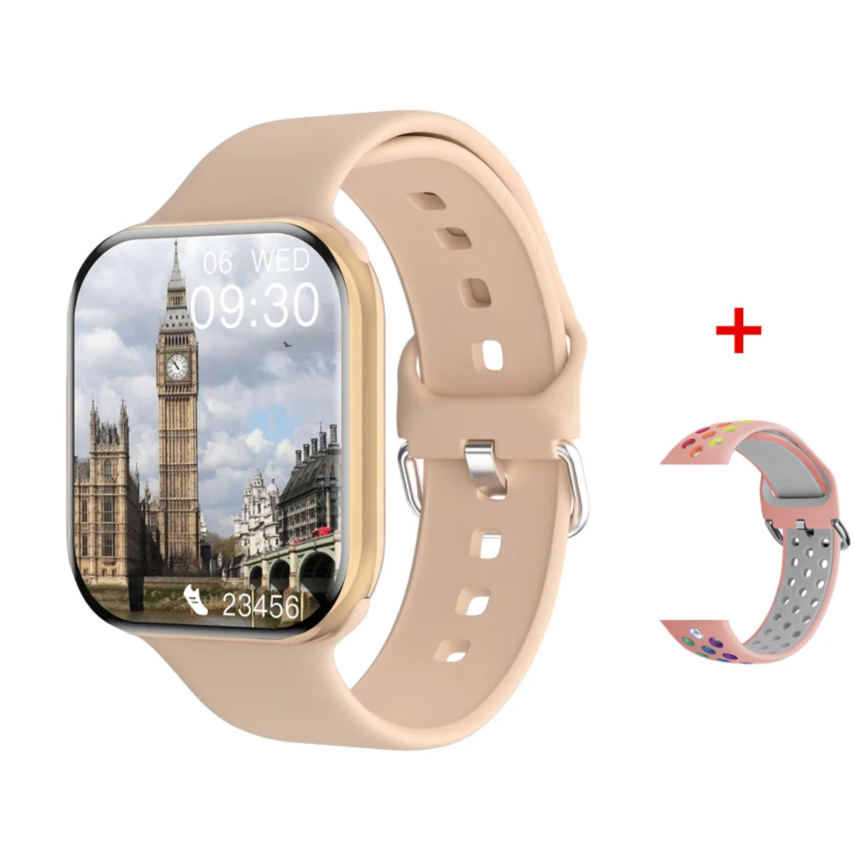 i10 GPS Smart Watch Women Series 10 Screen Bluetooth Call Heart Rate Blood